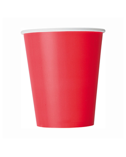  8 Trinkbecher Partyzubehör Rot 210 ml, fig. 1 