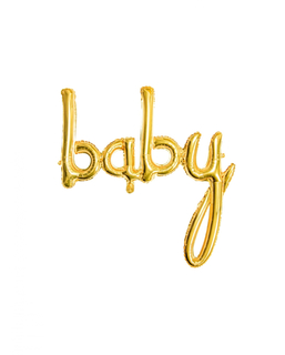  BABY Folienballon gold 73,5 x 75,5 cm, fig. 1 