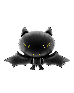  Fledermaus-Ballon Halloween-Deko schwarz 80 x 52 cm, fig. 1 