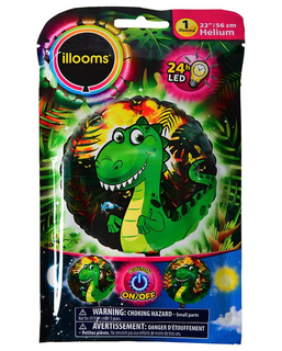  Illooms® LED-Dinosaurier-Folienballon 50 cm, fig. 1 