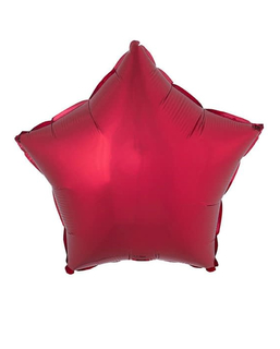  Roter Stern-Folienballon 53 x 46 cm, fig. 1 