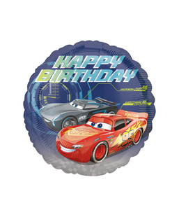  Happy Birthday Cars 3™ Folienballon 43 cm, fig. 1 