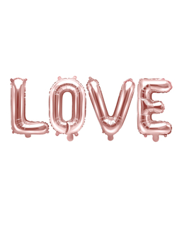  Ballon aluminium lettres LOVE rose gold 140 x 35 cm, fig. 1 