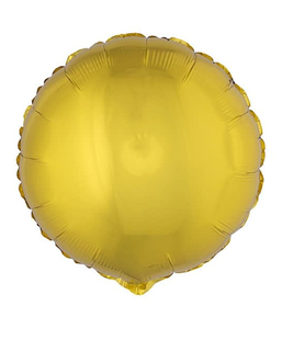  Ballon aluminium rond doré 45 cm, fig. 1 