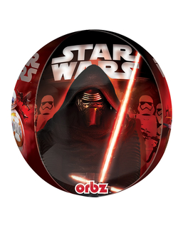  Ballon en aluminium Personnages Star Wars VII™ 38 x 40 cm, fig. 1 