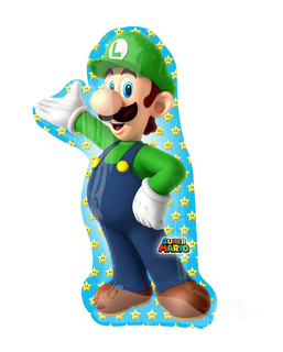  Luigi™ Aluminium-Ballon 50 x 96 cm, fig. 1 