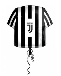  Ballon en aluminium Maillot de la Juventus™ noir et blanc 60 cm, fig. 1 