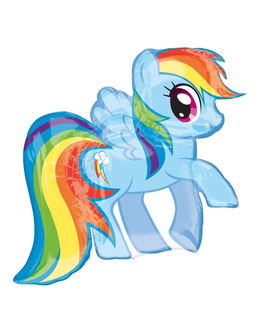  My Little Pony™ Rainbow Dash Folienballon 71 x 68 cm, fig. 1 