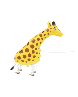  Giraffe Aluminium-Ballon Geschenkartikel gelb-braun-schwarz 86,3cm, fig. 1 