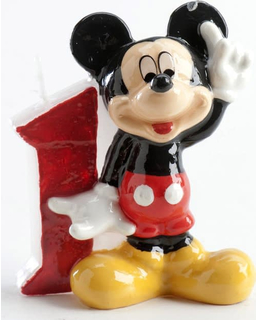  Bougie chiffre 1 Mickey™, fig. 1 