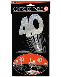  Centre de table 40 ans argent, fig. 1 