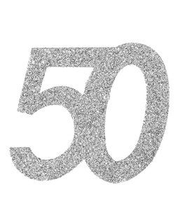  6 Confettis anniversaire 50 ans 5 x 5 cm, fig. 1 