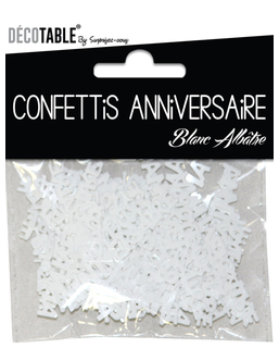  Confettis Joyeux Anniversaire argent, fig. 1 