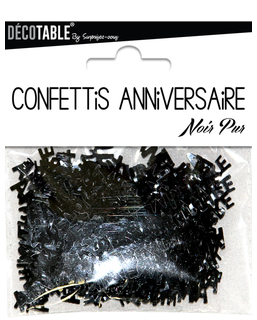  Confettis Joyeux anniversaire noir, fig. 1 