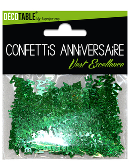  Confettis Joyeux anniversaire vert, fig. 1 