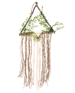  Décoration lumineuse végétale et jute 80 x 37 cm, fig. 1 