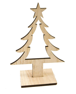  Décoration Sapin de Noël en bois 25 cm, fig. 1 