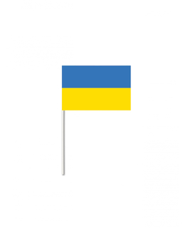  Ukraine-Papierflagge 14 x 21 cm, fig. 1 