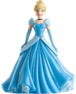  Cinderella™-Tortenfigur Kindergeburtstag blau 8 cm, fig. 1 