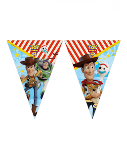  Toy Story 4™ Wimpelgirlande mit 9 Wimpeln, 2,3 m, fig. 1 