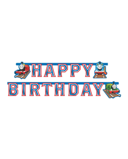  Happy Birthday Thomas and Friends Pappgirlande 180 x 15 cm, fig. 1 