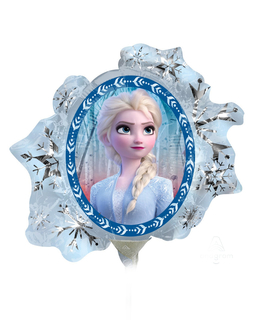  Frozen 2™-Aluminiumballon Raumdekoration Elsa und Anna blau-silber, fig. 1 