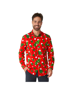  Chemise de Noël rouge à motifs Suitmeister™ adulte, fig. 1 