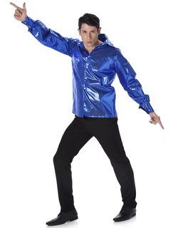  Chemise disco à sequins bleus homme, fig. 1 