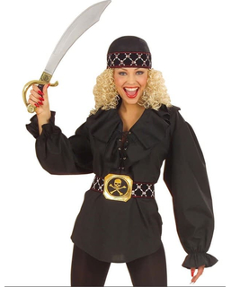  Chemise noire pirate femme, fig. 1 