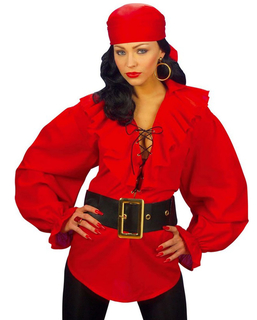  Rotes Piratenshirt für Damen, fig. 1 