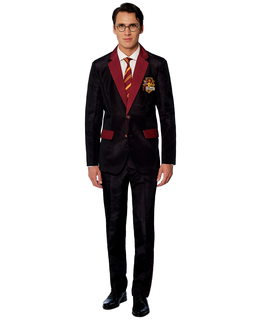  Mr. Gryffindor™-Suitmeister-Kostüm für Erwachsene Lizenz schwarz-rot-gelb, fig. 1 