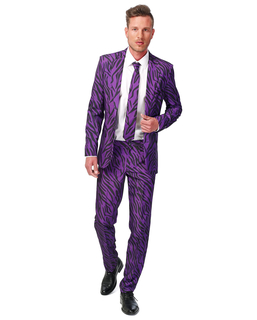  Violetter Tiger-Anzug Suitmaster™ für Herren, fig. 1 