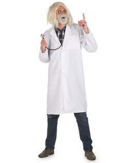  Doktor-Kittel Arzt-Kostüm für Herren Halloween weiss, fig. 1 