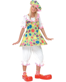  Déguisement clown à pois colorés femme, fig. 1 