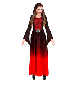  Vampirinnen-Kostüm für Damen mystisches-Wesen schwarz-rot, fig. 1 