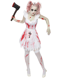  Déguisement demoiselle d'honneur zombie femme Halloween, fig. 1 