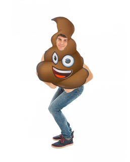  Déguisement Emoji crotte™ adulte, fig. 1 