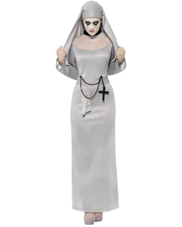  Déguisement fantôme religieuse femme Halloween, fig. 1 