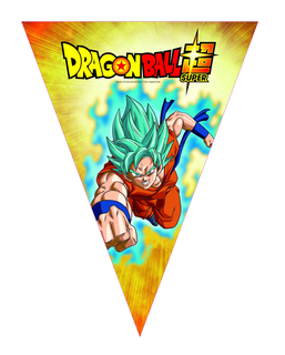  Guirlande fanions en papier Dragon Ball Super™ 360 cm, fig. 1 