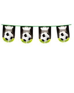  Fussball-Girlande Partydekoration 6m bunt, fig. 1 