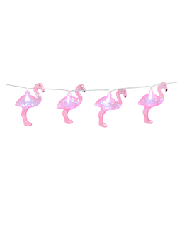  Flamingo-Girlande leuchtend pinkfarben 140 cm, fig. 1 