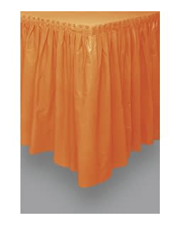  Orange Plastik-Tischdecke, fig. 1 