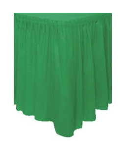  Jupe de table vert émeraude en plastique, fig. 1 