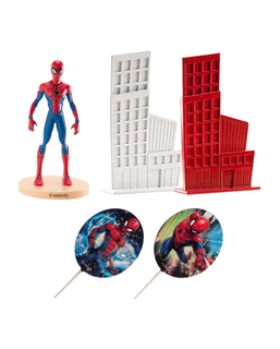  Kit décoration gâteau Spiderman™ 8 cm, fig. 1 