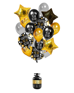  Kit bouquet de ballons avec hélium Happy New Year, fig. 1 