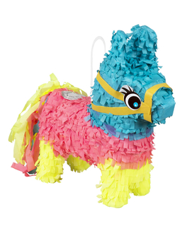  Mini piñata âne multicolore 20 x 18 cm, fig. 1 