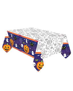  Nappe en papier Halloween Friends 1,2 x 1,8 m, fig. 1 