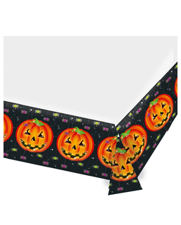  Nappe en plastique citrouille Halloween, fig. 1 