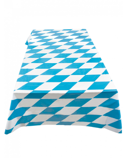  Kunststoff Tischdecke Bayern blau-weiß, fig. 1 