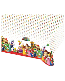  Nappe plastique Super Mario™ 120 x 180 cm, fig. 1 